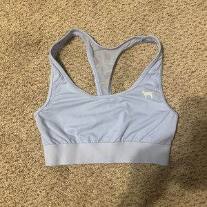 VS pink light blue sports bra size small